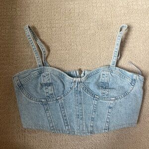 Denim top